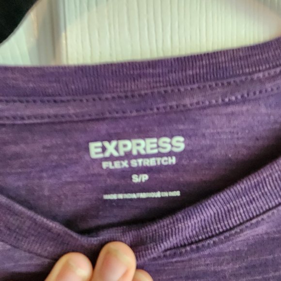 Mens Express Crew Neck - Purple - Picture 2 of 3